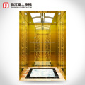 China high quality lift lift elevators hairless stainless steel titanium car